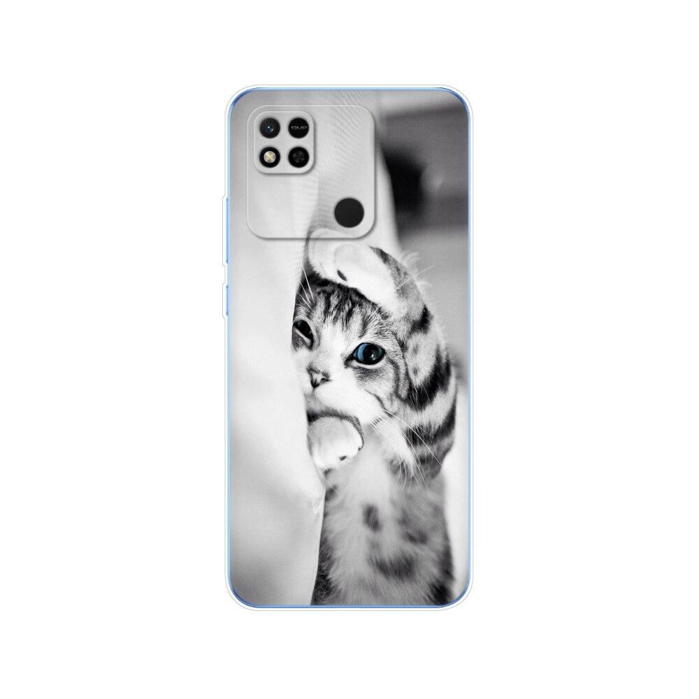 For Redmi 10A Case Back Cover For Xiaomi Redmi 10A Phone Case Redmi10A Bag Tpu Soft Silicon Protective Bumper Etui Funda Coque