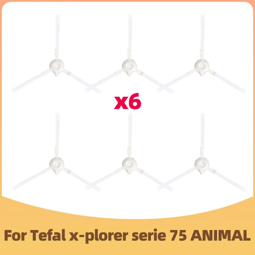 

Подходит для робота-пылесоса Tefal x-plorer serie 75 ANIMAL RG7687/RR7687WH Запчасти Основная боковая щетка HEPA-фильтр Принадлежности для мытья полов