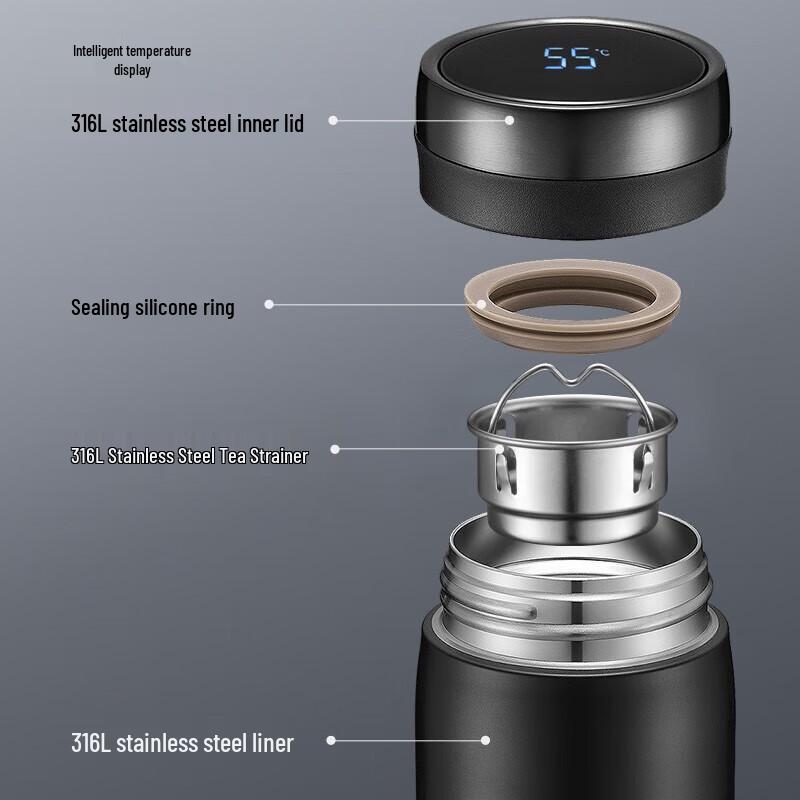 SUPOR Smart 316 SS Insulated Cup with LED Display