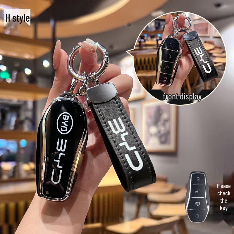 BYD Protective Key Case for Dolphin, Han, Song, Qin DMI, Yuan Pro, Tang Models - New Design for Women