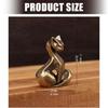 Delicate Cast Bronze Cats Figurine Fashionable Cats Sculpture Ornament Decorative Item For Coffee Table Bedsides Cabinet