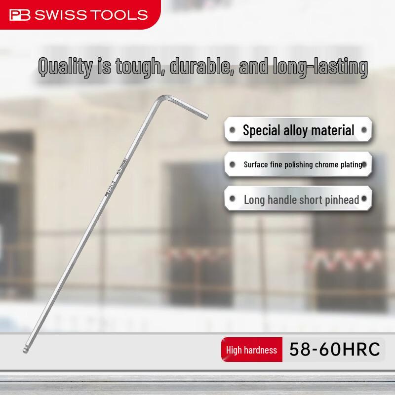 PB SWISSTOOLS Extra Long Ball Head Hex Wrench