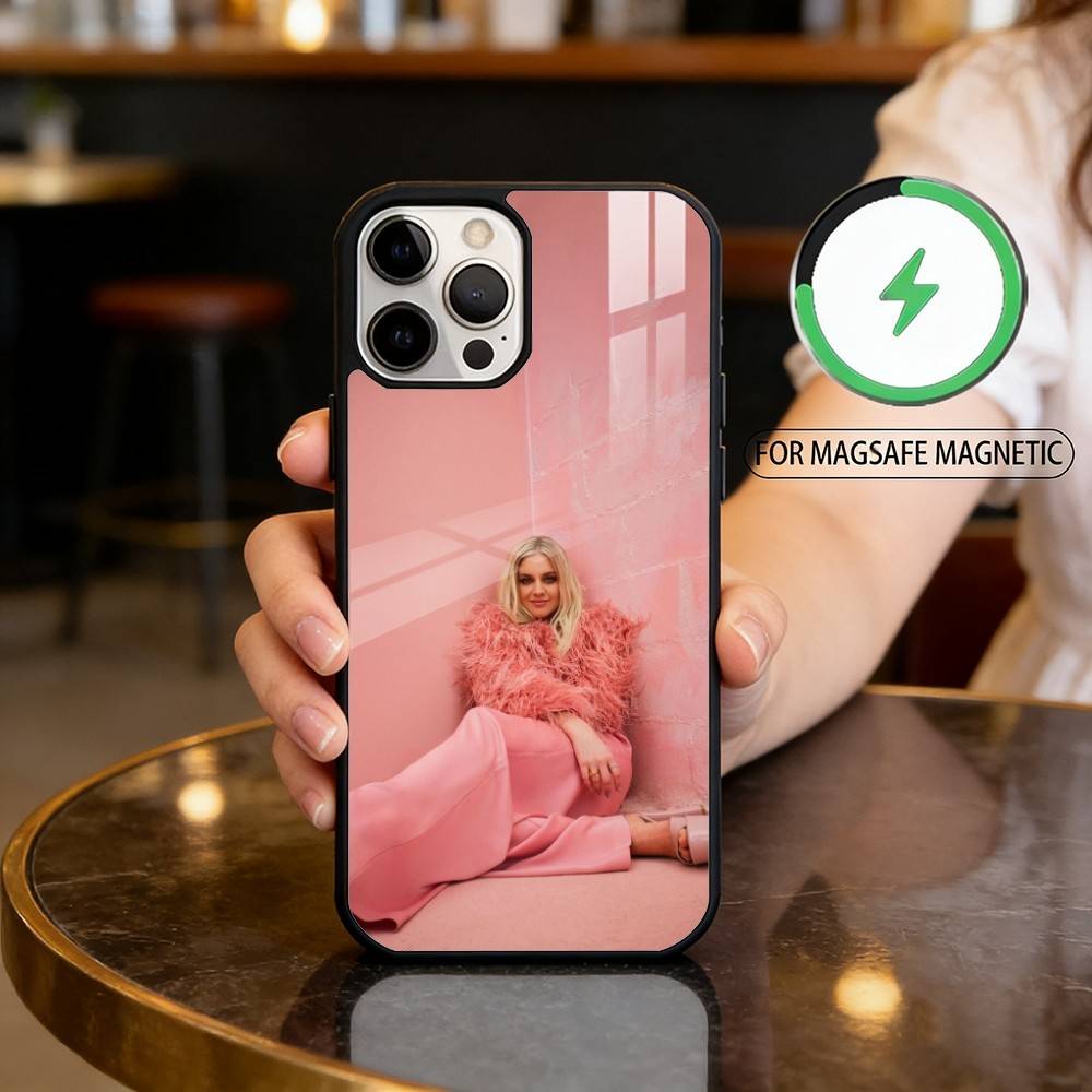 COOL K-Kelsea Ballerini Magnetic For Magsafe Wireless Charging Phone Case For iPhone17,16,15,14,13,12,11 Plus,Pro Max