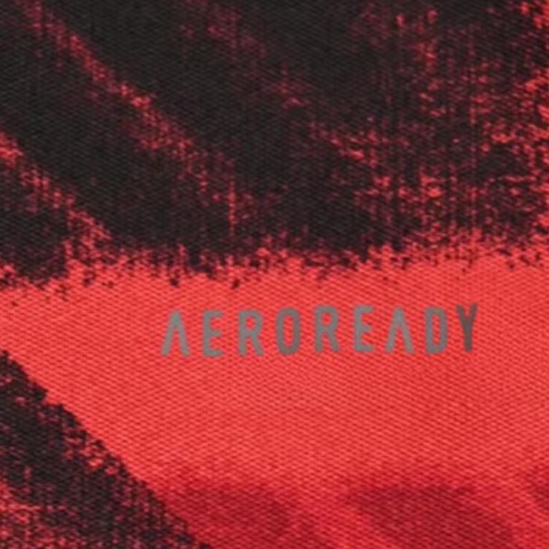 Adidas Manchester United Casual Sports Crew Neck Short Sleeve Football Shirt Men Tops Red Black JP3233