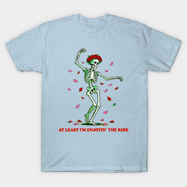 

Men Black Print T-shirt Music At Least I M Enjoyin The Ride No-Cut Transfer Paper Print Cotton Tshirt XL світло-синій колір