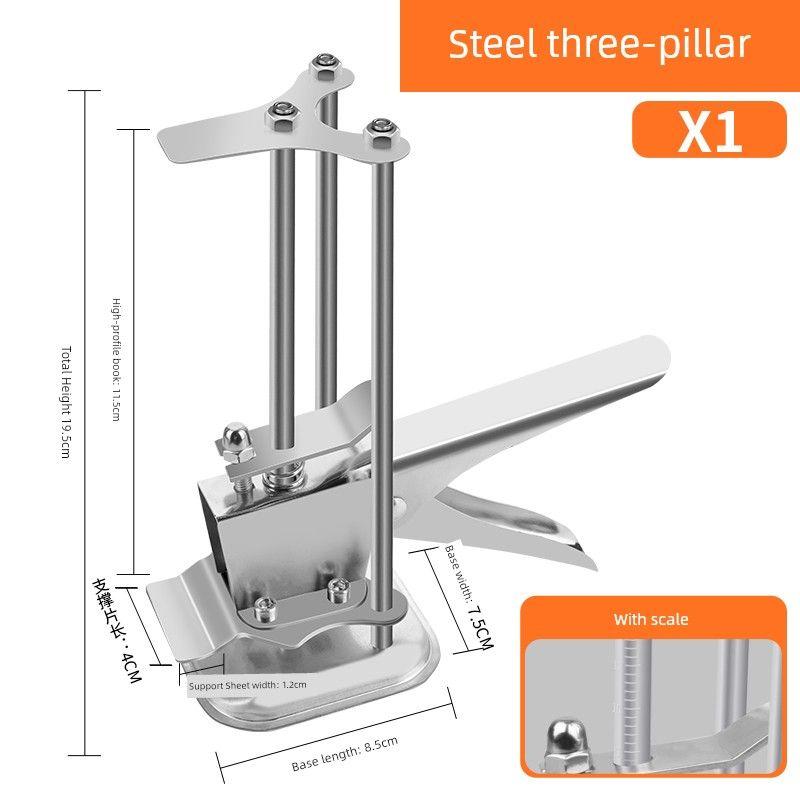 

Green Forest Tile Screw Block Adjustable Regulator Wall Tile Height Positioning Tile Tile Tile Pad Height Leveling Anti-Spill Glue Fine steel three-pillar model 1 pack