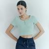 HuiT Ribbed Crop Inbra T shirT hTwTs3j18T