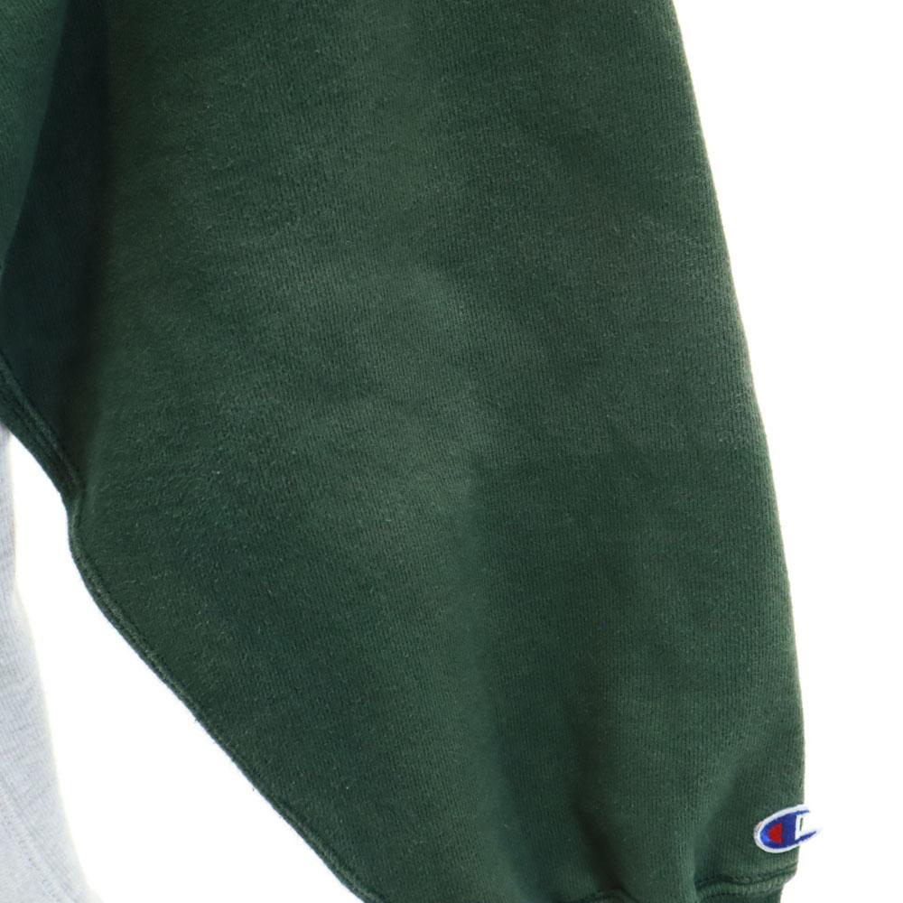 Champion 90s Reverse Weave Made in USA Crazy Pattern Embroidered Tag XXL Long sleeve trainer Men's Used