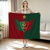 Mouloudia Club Alger MCA Print Flannel Blanket High Quality Warm Comfortable Cover for All Seasons Perfect for Gifts Home Decor