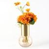 Creative Metal Glass Vase Artistic Flower Vessels Hydroponic Vases Flower Utensils Ornament Decorative Vase Flowers Arrangement