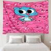 Gum's Colorful Friends Tapestry, Unique Design Tapestry, Wall Decor for Bedroom,Livingroom, Playroom,Heartwarming Fan Holiday Gifts