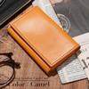 Genuine Tochigi Leather Business Card Holder for Men and Women Popular Made in Japan [NARU] - Stylish, Brand, (Camel)