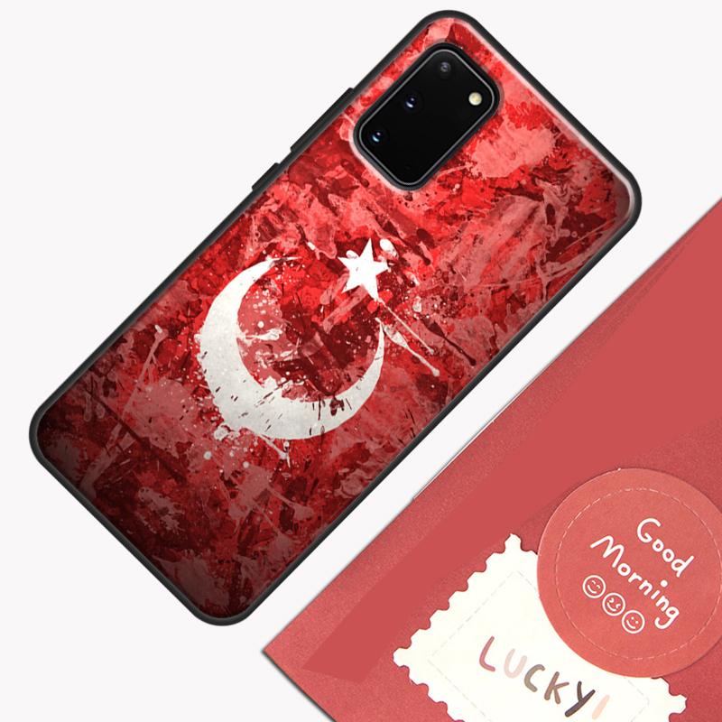 Republic of Turkey Realistic Flag Phone Case For Samsung Galaxy S25 S26 Ultra S20 S21 S22 S23 S24 Plus S9 S10 S25 FE Cover Shell