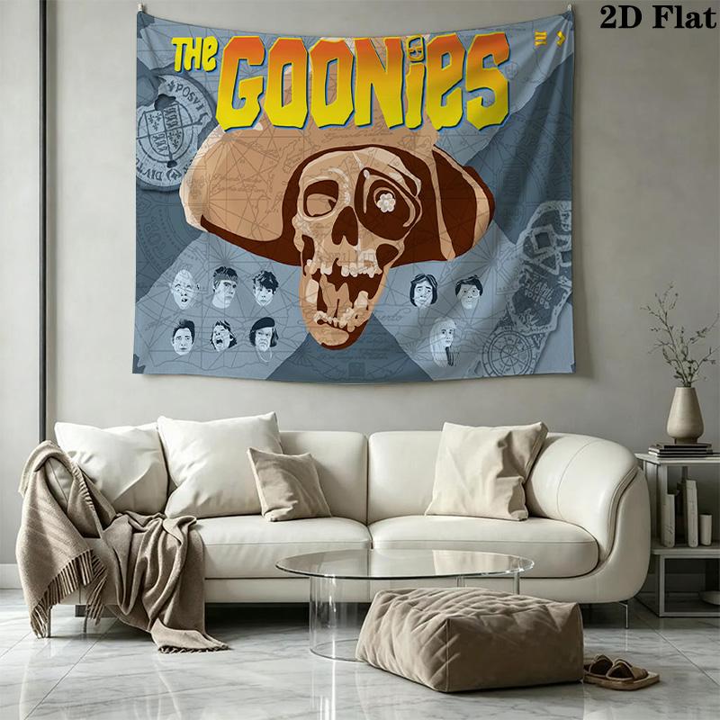 The Goonies Pattern Home Decor Tapestry, Wall Hanging, Decorative RV Wall Cloth.DGT0925070