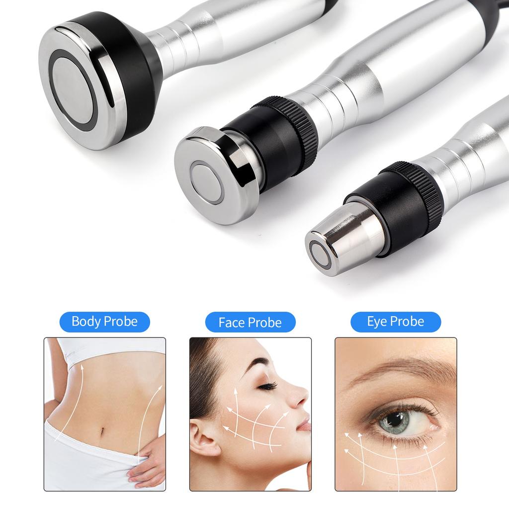5MHz Radio Frequency RF Lifting Machine RF Facial Device Face Body Eye Tripolar RF Machine Skin Tightening Remove Neck Wrinkle