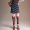 Plaid High-Waist A-line Skirt: Winter 2025 Petite Fashion