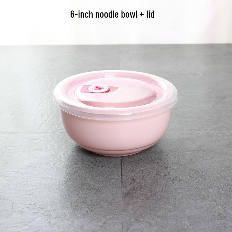 Japanese Ceramic Noodle & Soup Bowl - Large, Korean Style, Ideal for Couples & Students, Perfect Home Tableware.