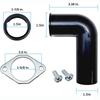 Kit di Sostituzione Gomito Tritarifiuti Guarnizione di Scarico Anticorrosione per Insinkerator Parti per Lavello Cucina Commerciale