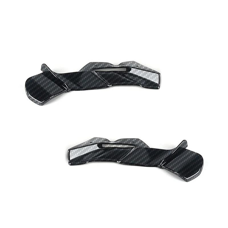 Motorcycle Accessories Front Winglet Spoiler Wing Fairing Lip For Kawasaki ZX-6R ZX6R Small Design Carbon