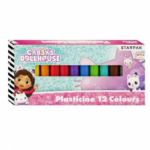 Starpak Plastelina Szkolna 12 Kolorów Gabi Gabby's Dollhouse