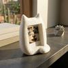 Heimdekoration Katze Fotorahmen 3D-gedruckt DIY Desktop-Ornament Album-Ornament Büro Schreibtisch
