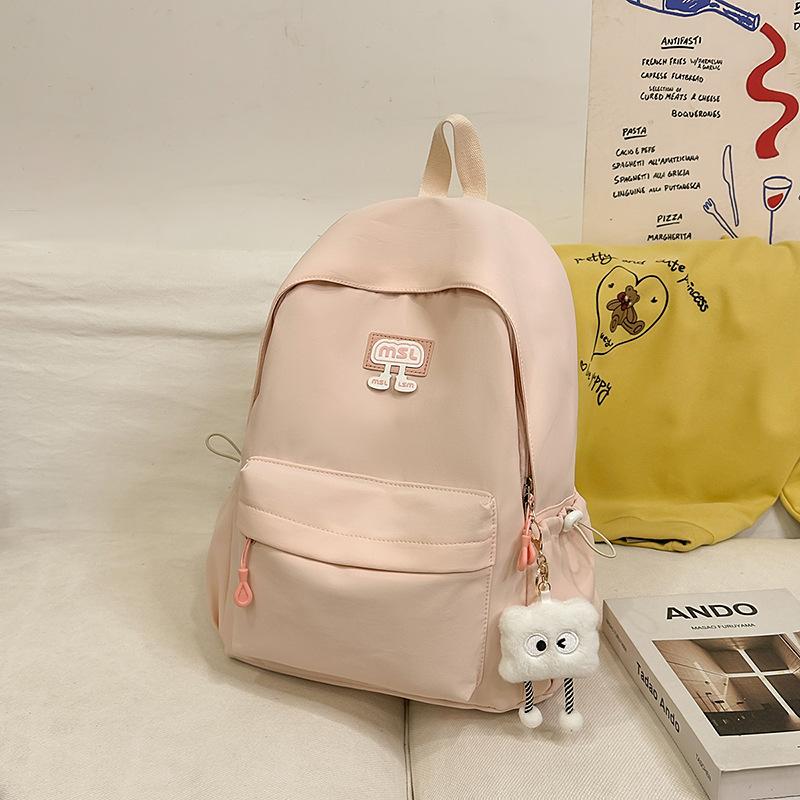 School Bag 2025 Fresh Girl Outdoor Leisure Large Capacity High School Bag High Value