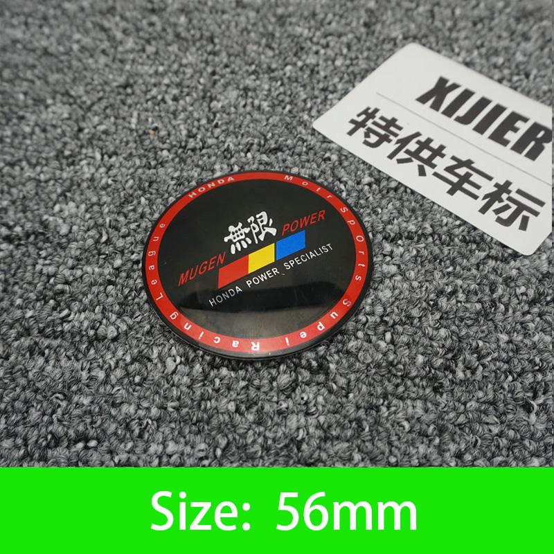 AAALX1 45-65mm Car Wheel Center Hub Cap Emblem Sticker Accessories For Honda Civic FIT Accord Prelude CRV 5Th City XRV CRV HRV Odyssey