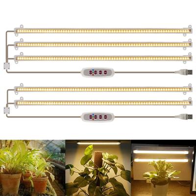 Benzi de lumină cu LED-uri Cronometru cu spectru complet Bare pentru lămpi de creștere cu LED-uri pentru răsaduri Plante de seră Lampă fito Lampă Phytolamp Cort de creștere