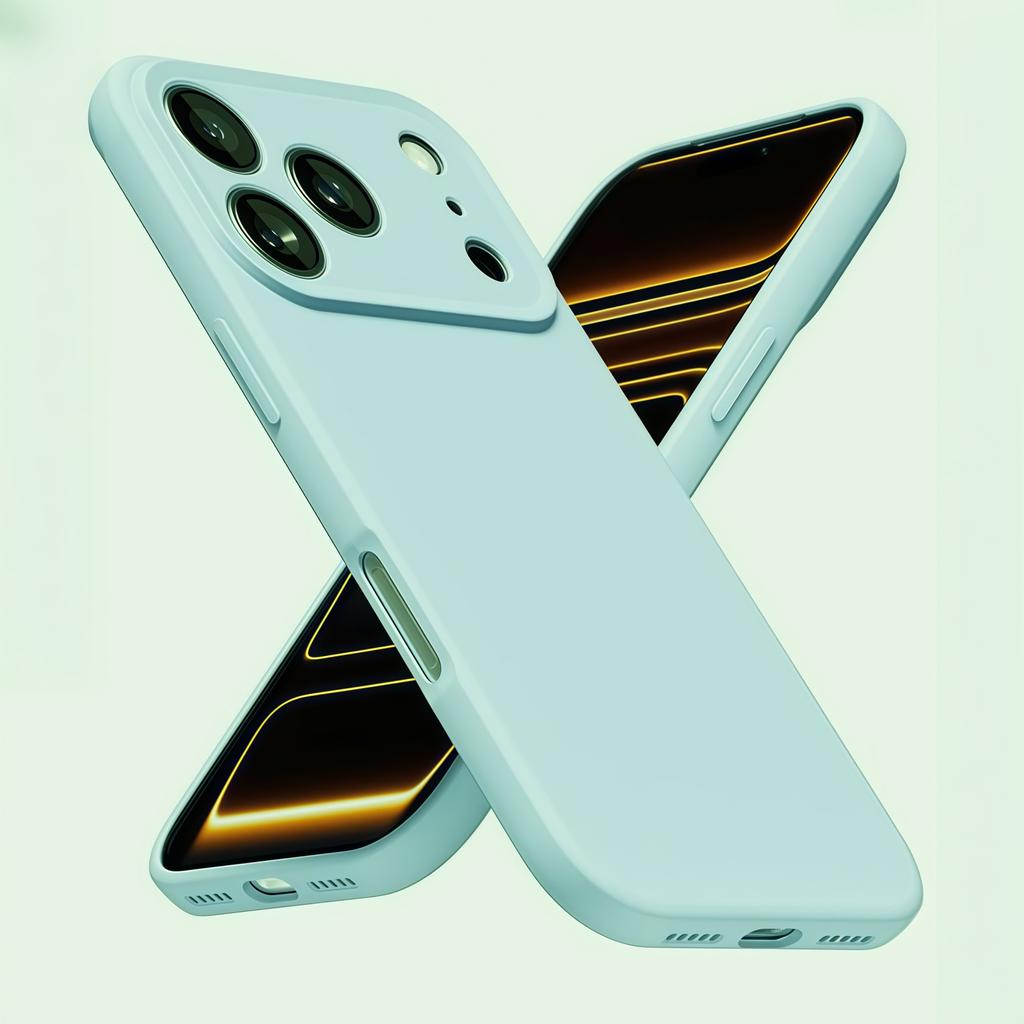 For iPhone 17ProMax/ 17 Pro / 17 / Air Phone Case Liquid Silicone, Thin Ultra Slim Minimalist Phone Cover