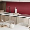 Self-Adhesive Panel With Print - Perfect For The Kitchen 120x60 cm Burgundy Color