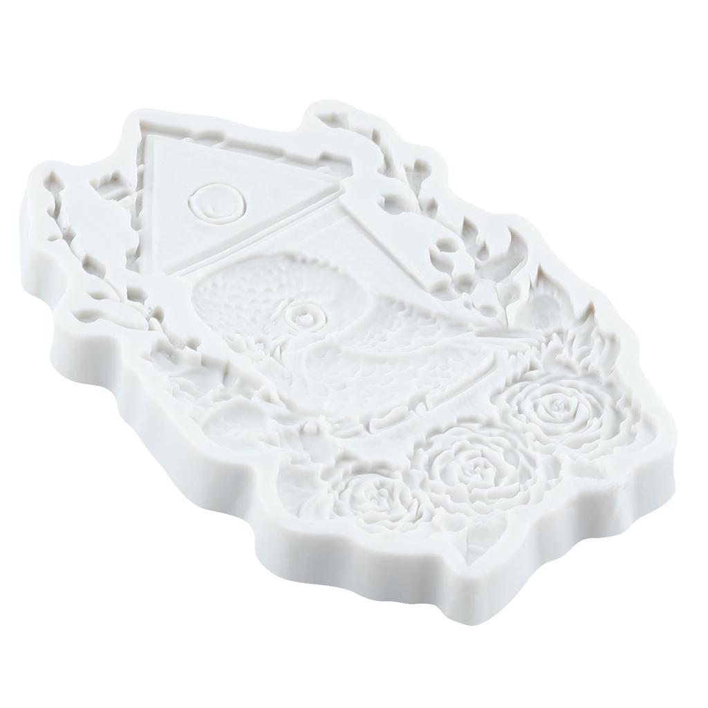 Owls Bird Silicone Molds Owls Fondant Mold Cake Decorating Tools Cupcake Topper Candy Chocolate Gumpaste Mold