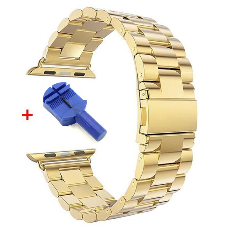1Pc Stainless Steel Replaceable Wristband For Apple Watch Band 38/40/41/42/44/45/49/46MM For Apple Watch Strap Ultra 11 10 9 8 7 6 5 4 3 2 1 SE Band