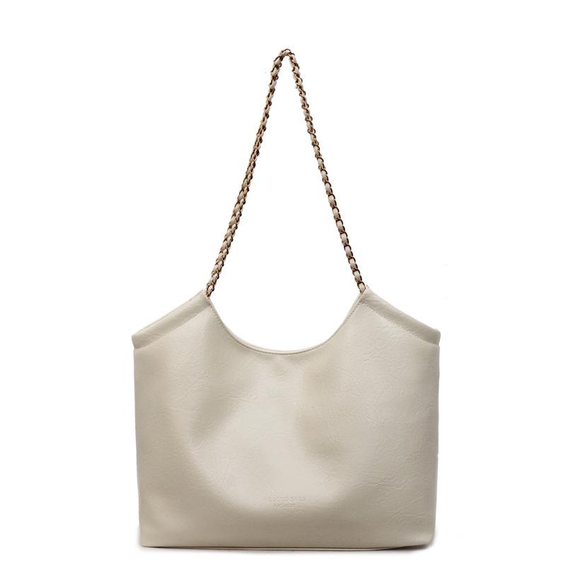 Korean version of niche simple bag women's 2025 autumn new trendy shoulder bag high value large capacity tote bag