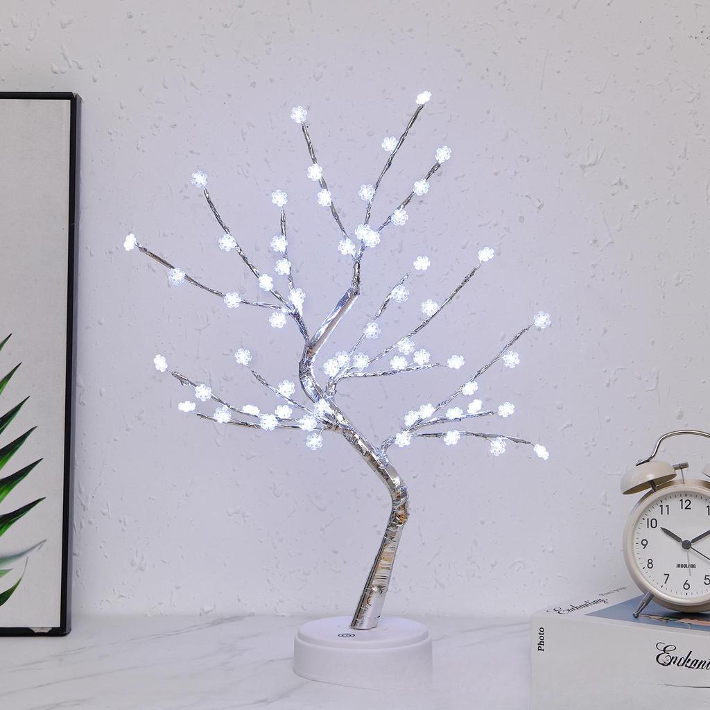 Xianci Starry Sky Table Lamp: Creative LED Pearl Golden Leaf Light for Bedroom Decor