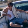 Calvin Klein Linen Blend American Trend Retro Drawstring Waist Light Denim Shorts Men shorts 4RF907G