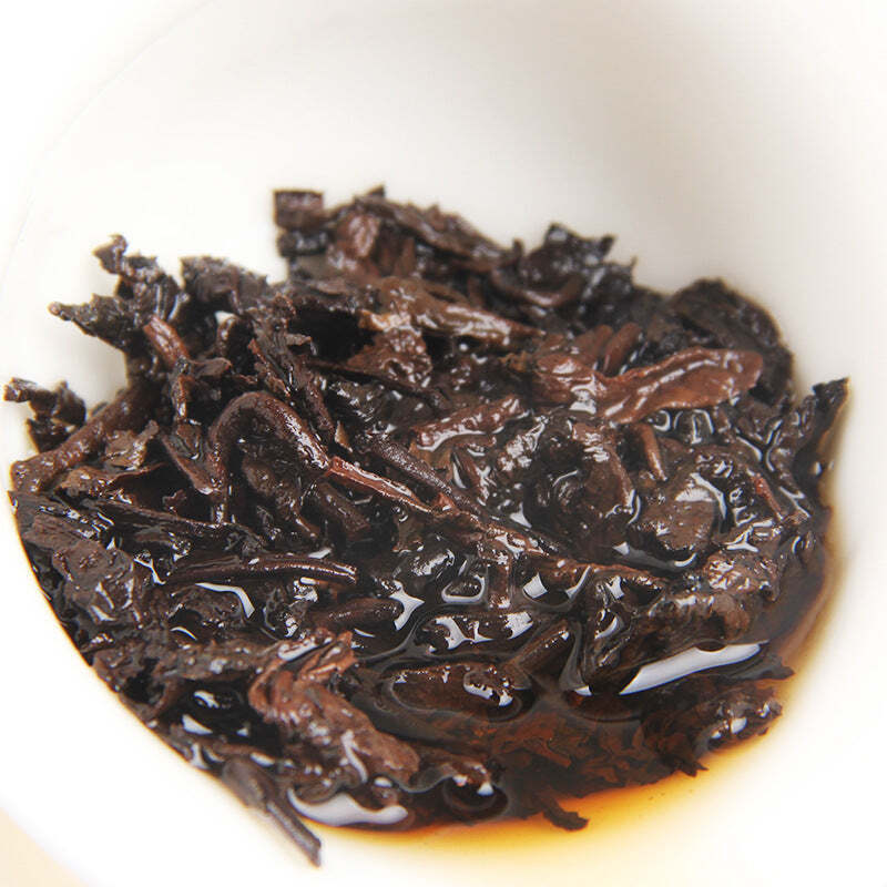 250g Yunnan Pu-erh Ripe Tea Jinfan Aged Puerh Cooked Tea Brick Pu'er Black Tea
