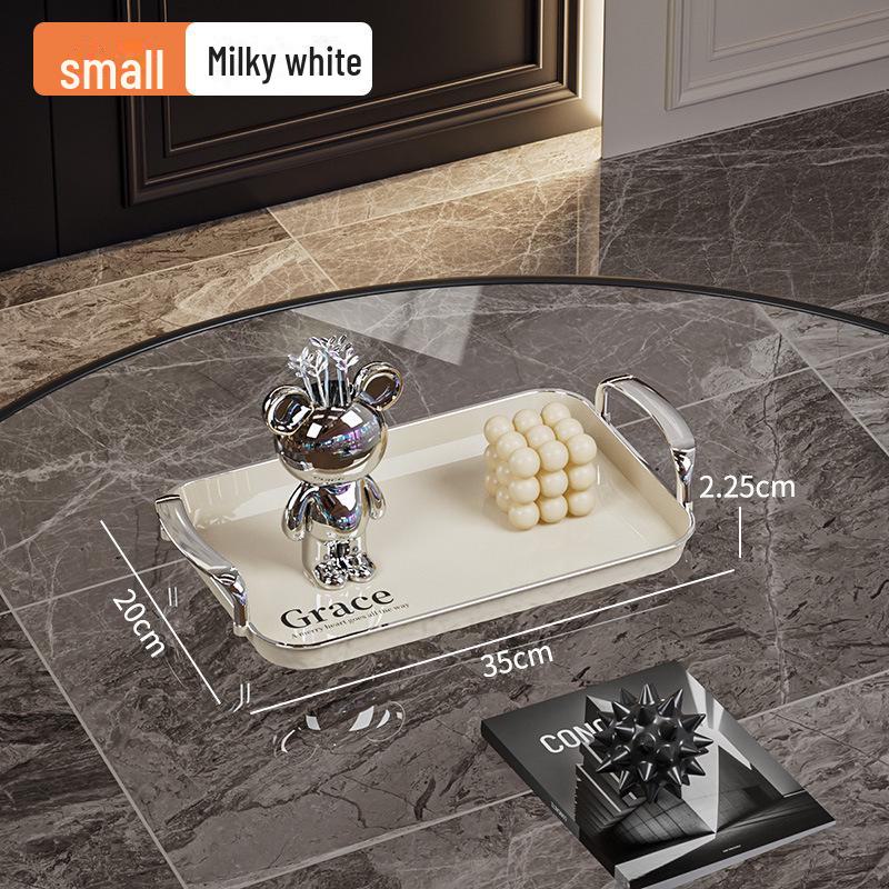 Luxury Rectangular Tray - High-End Fashion for Tea Cups & Desserts