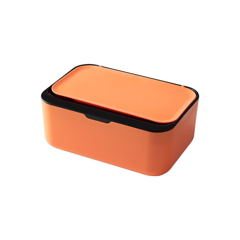 Multifunctional Dustproof Tissue & Mask Storage Box with Lid