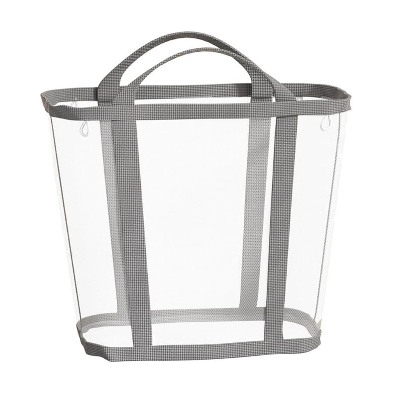 

Большая складная корзина для белья Прочная нейлоновая сетка Корзина для хранения одежды Игрушек Домашняя организация L