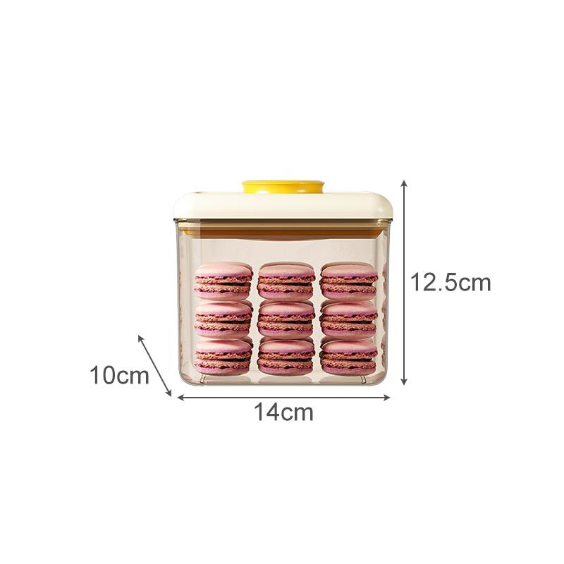 

Kitchen Storage Bin Vacuum Food Storage Box Dry Storage Canister Plastic Sealed Fresh-Keeping Box Storage Jars For Coffee Beans