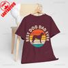 Best Dad Dog Ever Tops Tee Shirt Cartoon Patterns of Dogs Printed T Shirt Tops A Gift for Dad On Fathers Day Unisex CottonTee