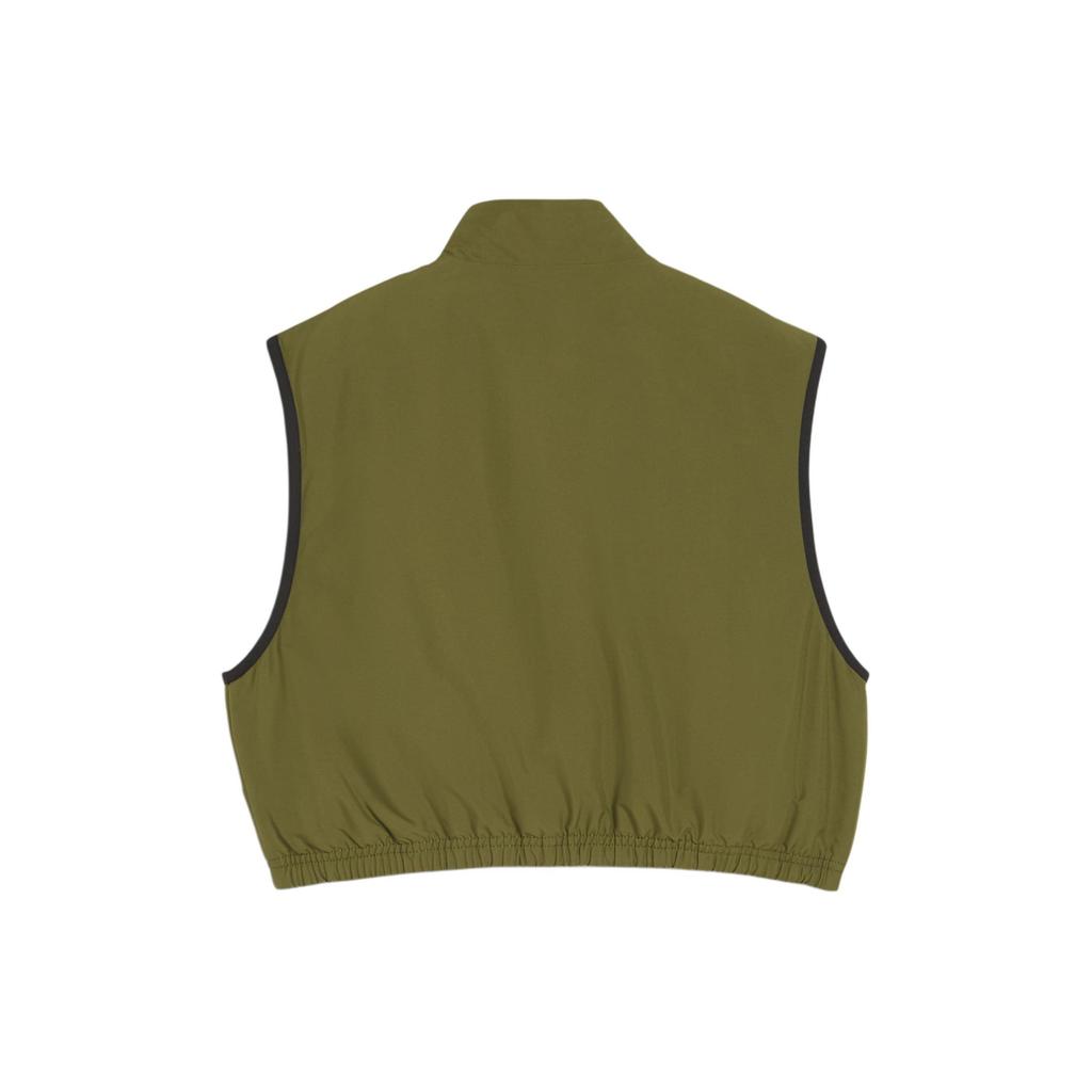 Puma Color Block Casual Woven Sleeveless Vest Women tops Green 624299-33