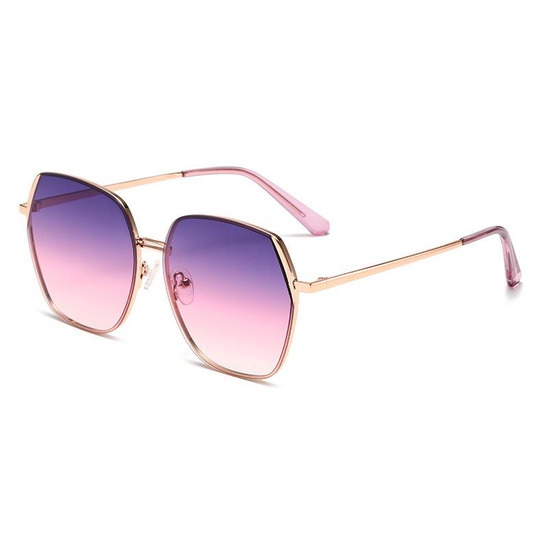 Large Frame Trendy Personalized UV Protection Travel Polarized Sunglasses Trendy Personalized Polarized Nylon Women's Sunglasses