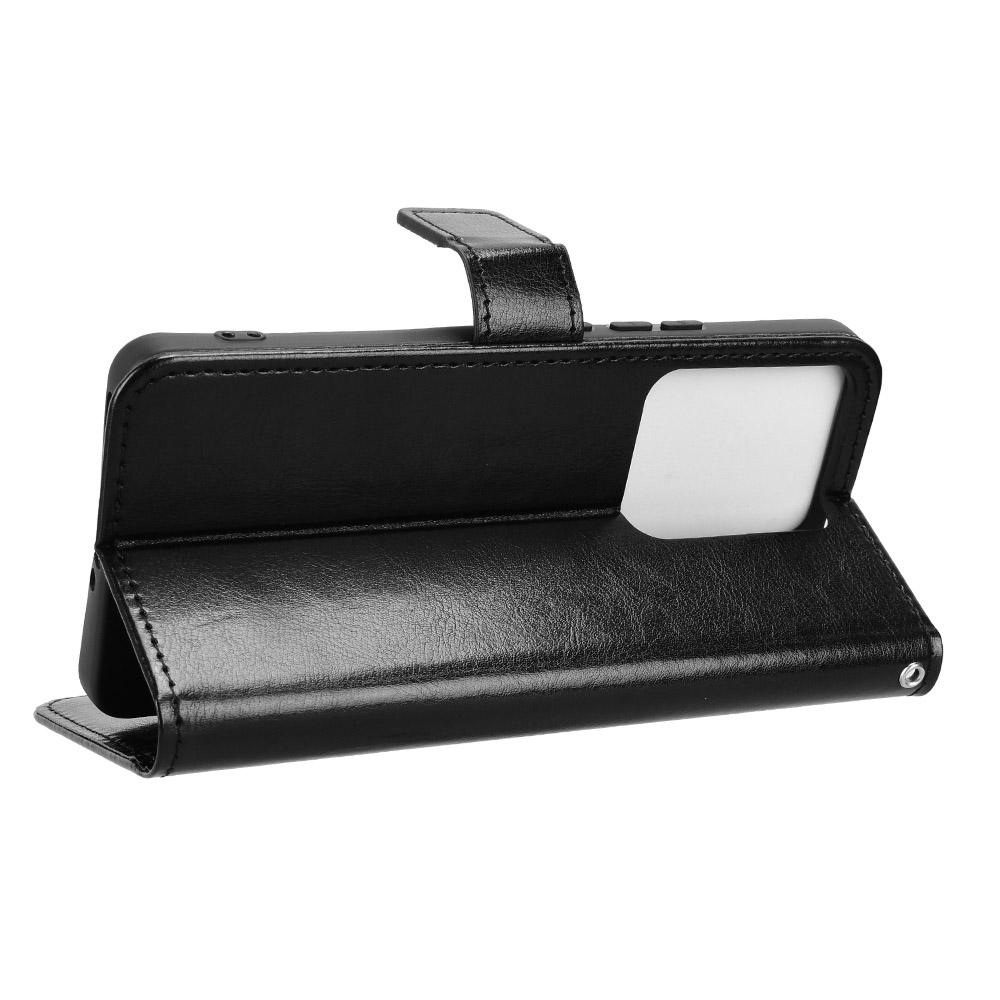 For Realme 15 5G/Realme 15 Pro 5G PU Leather Case with Strap Crazy Horse Texture Phone Wallet Cover