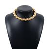 Tooxika Exaggerated Temperament Geometric Twist Necklace Fashionable Design Sense High Cold Wave Sense Collarbone Necklace