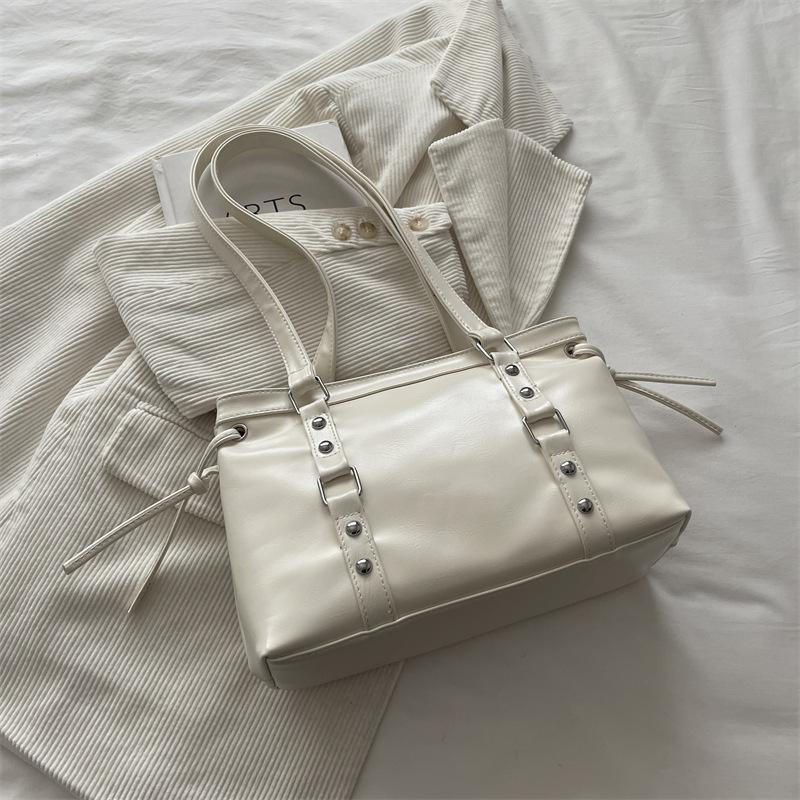 Fashion Retro Simple Trendy Commute Single Shoulder Underarm Handheld Bag