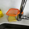 5Pcs Hanging Sink Organizer Drainer Rack Reusable Soap Drainer Shelf Sponge Holder  Kitchen
