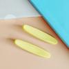 Colorful Oval Hair Clip - Cream Spring/Summer Girly, Side Bangs Macaron Mori Style