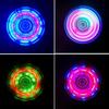 LED Licht Leuchtendes Fingerspitz-Gyroskop Kristall Elektrisches Fingerspitz-Spielzeug Leuchtender Handspinner Büro