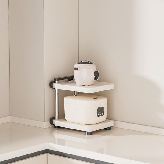 Kitchen Storage Rack Strong Load-bearing Adjustable Design Multifunctional Multi-layer Pot Storage Rack